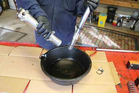 Replace 1970 Honda CB350 Fork Seals Image